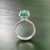 Natural Emerald Diamond Ring 6.5 14k WG 4.62 TCW Certified For Sale - Image 13 of 18