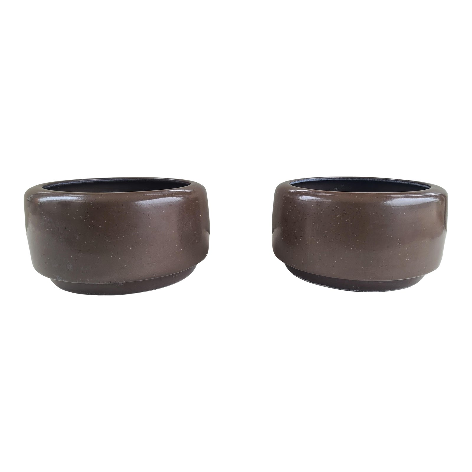 Pair Large 26" Tire Planters by John Follis | Chairish