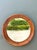 This vintage round wall mirror showcases timeless craftsmanship with its substantial solid wood frame and beautifully...