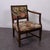 Late 19th Century Wooden and Fabric Armchair with Cushion For Sale - Image 13 of 18