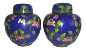 Early 20th Century Chinese Ginger Jars - a Pair