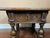 Wood Antique English Side End Table Small Square Carved Oak Jacobean Revival C1910 For Sale - Image 7 of 18