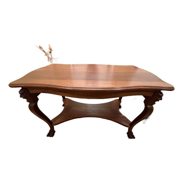 Late 19th Century Mahogany Parlor Table For Sale