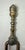 Antique 18th Century Wrought Iron Turned Brass English Fireplace Tongs Tool 2 For Sale - Image 4 of 10