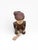 Mid 20th Century Mid 20th Century Hand-Carved Chinese Figural Sculpture of Seated Musician With Drum For Sale - Image 5 of 14