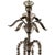 Venetian modern smoked-fumè “Ca’ Rezzonico” Murano glass chandelier . Traditional arms in "Ca' Rezzonico" in a new linear...