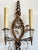 19th Century Pair of 19th Century Iron and Crystal Sconces For Sale - Image 5 of 5