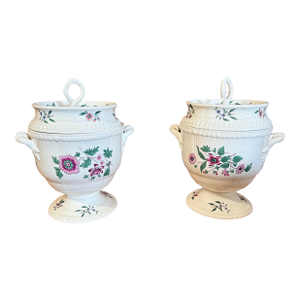 Pair of 19th Century Early Spode Felspar Fruit Cooler