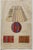 The lampshade is an original drawing in watercolor on paper realized in the late XIX century. with the of the decorative...