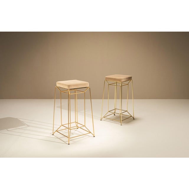 Bar Stools attributed to Dolce & Gabbana, Italy, 1980s, Set of 2 For Sale - Image 4 of 11