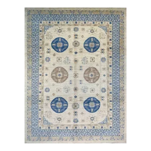 Handwoven Khotan Area Rug 10x14