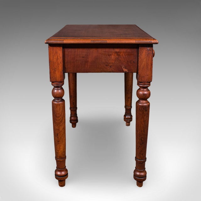 Small Antique Candlemaker's Table, English Scholar's Desk, Side, Lamp, Victorian For Sale - Image 4 of 12