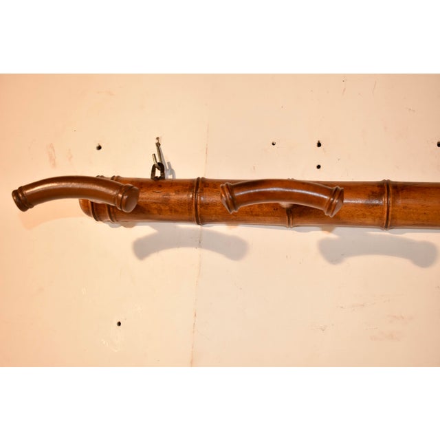 19th Century Faux Bamboo Hat or Coat Rack For Sale In Greensboro - Image 6 of 8