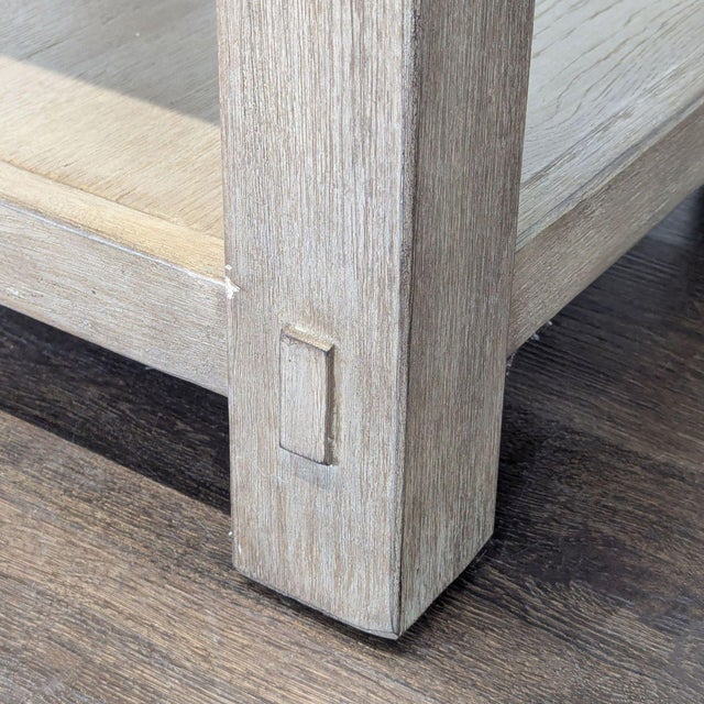 Pottery Barn Benchwright Square End Table For Sale - Image 11 of 11