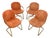 Vintage 1970s Italian Gastone Rinaldi "Sabrina" Cantilever Dining Chairs for Rima - Set of 4 For Sale