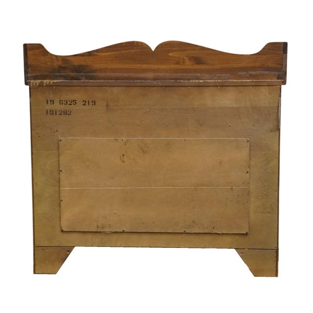 Ethan Allen Country Craftsman Solid Pine Rustic Early American 32" Dry Sink Cabinet 19-6325 For Sale - Image 11 of 13