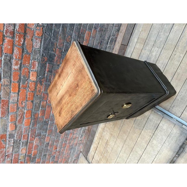 Vintage Safe Cabinet, 1950s For Sale - Image 10 of 13