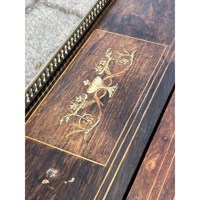 Victorian Rosewood Desk and Chair from Davenport, Set of 2 For Sale - Image 17 of 18