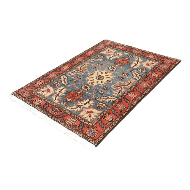 Ardebil Rug in Hand-Knotted Virgin Wool For Sale