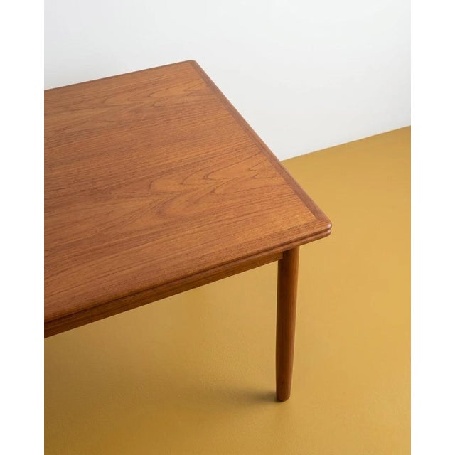 Vintage Danish Teak Table with Extensions, 1960s For Sale - Image 4 of 9