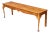 English Grand Hall Bench or Window Seat of Patinated Oak For Sale