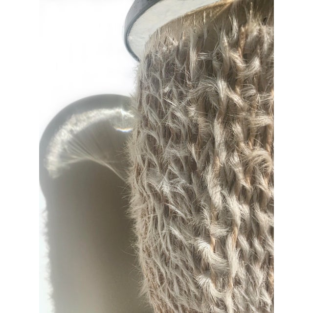 Original Vintage African Giselle Hide Drum Table For Sale - Image 9 of 9