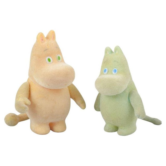 1980s Moomin Figurines from Martinex, Finland, 1980s, Set of 2 For Sale - Image 5 of 5