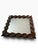 Mid-Century Modern Vintage 1970s Sculptural Twisted Wood Frame Wall Mirror, Square or Diamond For Sale - Image 3 of 6