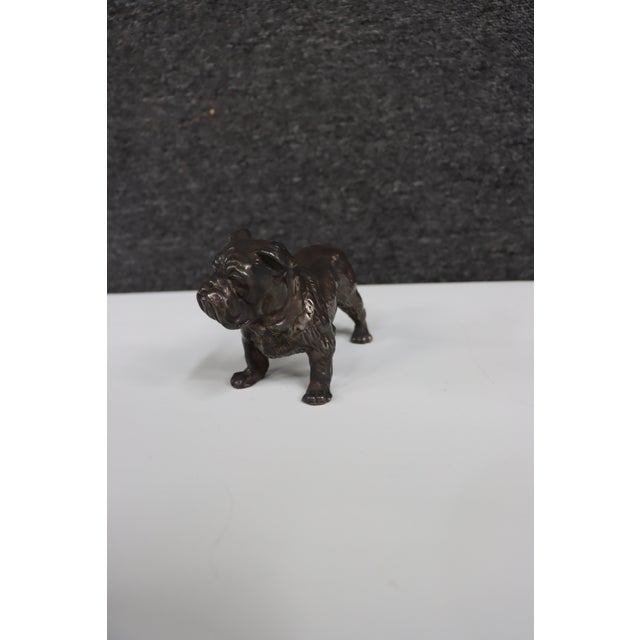 Sterling Silver Bulldog Figurine For Sale - Image 14 of 15