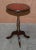 Vintage Oxblood Hardwood Tripod Side Table, England For Sale - Image 9 of 12