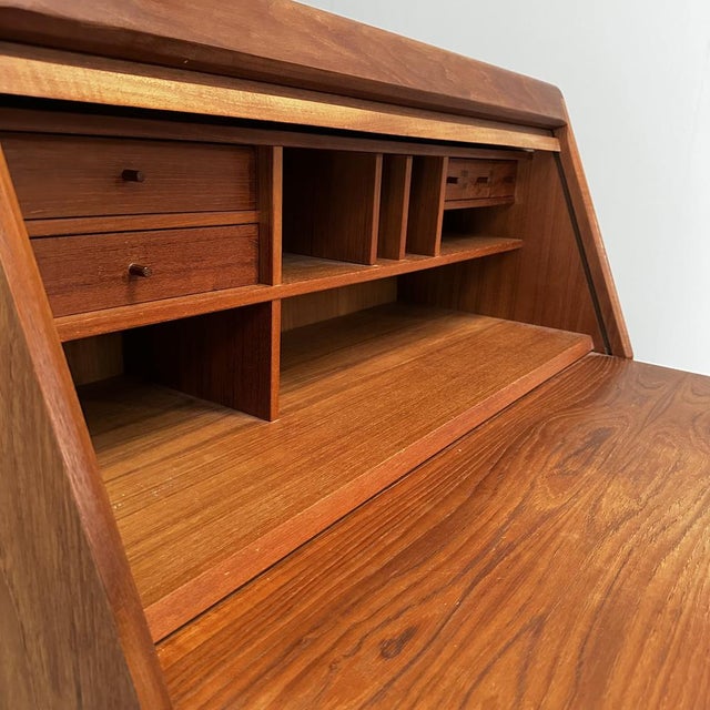 Mid-Century Modern Teak Secretaire from Dyrlund, Denmark, 1960s For Sale - Image 3 of 15