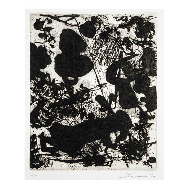 Giuseppe Santomaso, Fermento, Etching, 1964 For Sale