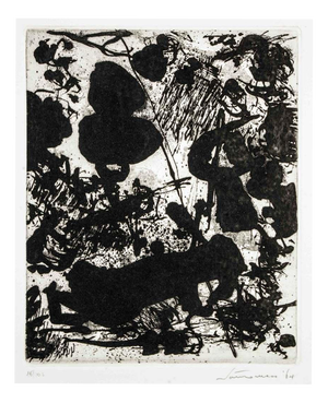 Giuseppe Santomaso, Fermento, Etching, 1964