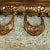 Early 20th Century Antique Italian Bronze and Glass Chandelier With Palm Leaves For Sale - Image 5 of 6