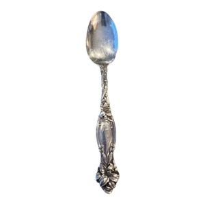 Antique International Silver "Frontenac" Sterling Silver Teaspoon. 5.875" Length. Monogram "H?". .
