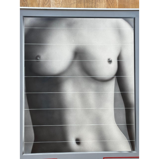 Modern Peter Klasen, Nude Expérience I, 1972, Acrylic Painting on Board For Sale - Image 3 of 12
