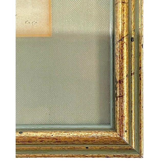 Antique Framed French Boudoir Scene Engraving For Sale In Atlanta - Image 6 of 6