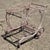 Art Nouveau Antique Salterini Mt Vernon Wrought Iron Art Nouveau Pink Serving Bar Tea Cart For Sale - Image 3 of 16
