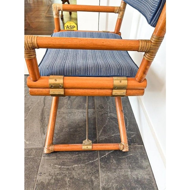 1970s Set of Four Vintage Director Chairs For Sale - Image 5 of 10