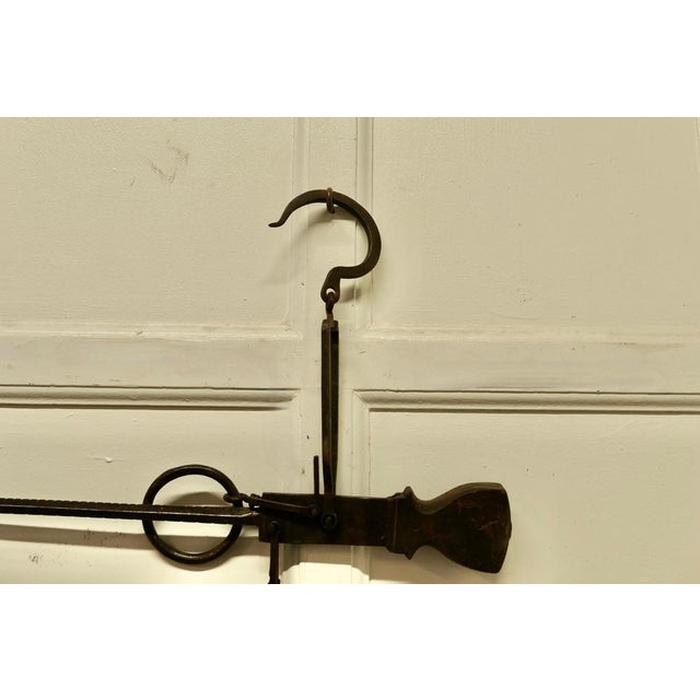 Early 19th Century Butchers Steelyard for Weighing Scale, 1800s For Sale - Image 4 of 8