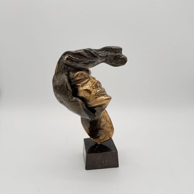 Bronze Figure by Yves Lohé, France, Late 20th Century For Sale - Image 6 of 6
