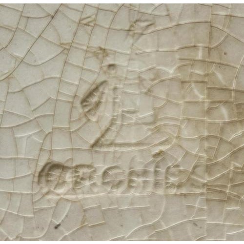 Antique French Majolica Apple and Pear Plate Orchies, Circa 1920 For Sale - Image 4 of 6