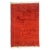 Single Colour Red Orange Background Moroccan Tribal Rug, 1950s For Sale - Image 11 of 11