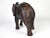 Wood Hand Carved Solid Wood Mother and Baby Elephant Trunk Up Figurines - a Pair For Sale - Image 7 of 12