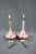 Brown Mid Century Paint Decorated Lamps/Pair For Sale - Image 8 of 8