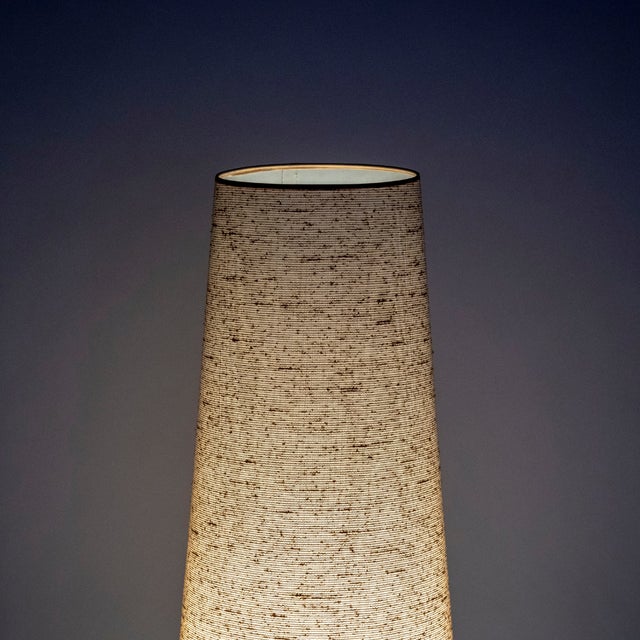 1960s Opaline Lamp and Embroidered Lampshade, 1960s For Sale - Image 5 of 10