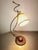 Vintage Lamp with Parchment Shade, 1980s For Sale - Image 10 of 11