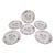 Royal Doulton Ito Smooth E2929 Exotic Song Bird 8" Salad Plate Set of 6 For Sale