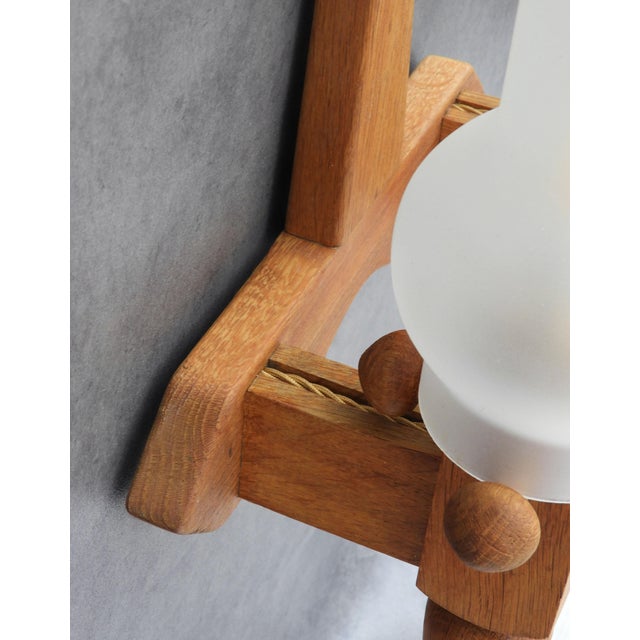 Large Double Wall Light from Guillerme Et Chambron, 1970 For Sale - Image 6 of 7