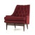 Red Milo Baughman for James Inc. Mid Century Lounge Chair With Ottoman For Sale - Image 8 of 12